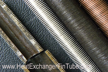 SB338 G.2 Seamless Titanium Heat Exchanger Fin Tube , 30FPI Integral Low Finned Tubes